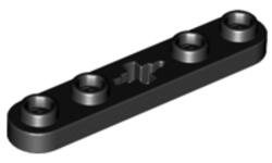 LEGO® technic, alaplap 1 x 5, lekerekített, közepén tengelycsatlakozóval (6280168)