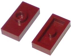 LEGO® alaplap, módosított 1 x 2, csatlakozóval a tetején, típus 3 (jumper) (4539063t3)