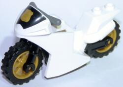 LEGO® motorkerékpár, csillag mintával (18895c05pb01whi)