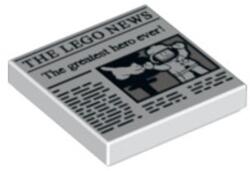 LEGO® csempe 2 x 2, dekorált, újság mintával 2 (6218212)
