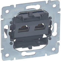 Legrand 775768 Galea 2xRJ45 LCS2 Cat6 STP mechanizmus csavaros ( Legrand 775768 ) (775768)