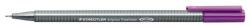 STAEDTLER Tűfilc, 0, 3 mm, STAEDTLER "Triplus 334", sötétlila (TS3346) - tintasziget