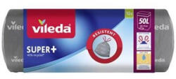Vileda Super+ zárószalagos szemeteszsák 50Liter, 10db (4023103168237)