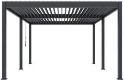 ROJAPLAST Intro Duo bioklimatikus pergola, alumínium - szabadon álló - 6 x 4 m