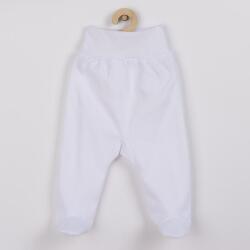 NEW BABY Pantaloni scurți pentru bebeluși New Baby Classic II albi, mărime 74 (6-9lr)