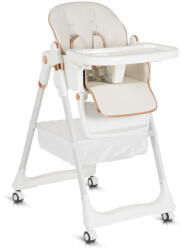Moni LINDO multifunkciós etetőszék kiegészítőkkel (előke, kanál, villa) FEHÉR