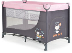 Moni Tommy összecsukható utazóágy 2 szintes, kibújós pink