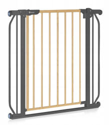 Lionelo Truus Slim biztonsági ajtórács - Grey Graphite (75-105 cm) 2 db toldóval! - manopalota