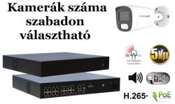 Monitorrs Security - AI Hybrid Light IP kamerarendszer 9-16 kamerával 5 Mpix WT - 6143k9-16