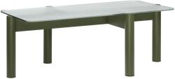 noo.ma Kob üveg dohányzóasztal zöld alappal 116 x 61 cm (NOO-FUR2702)