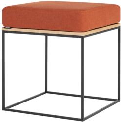 noo. ma Narancssárga gyapjúszövet Feo puff 40 x 40 cm (NOO-FUR1136)