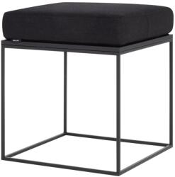 noo. ma Fekete kárpitozott Feo puff 40 x 40 cm (NOO-FUR1131)