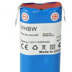 VHBW Akkumulátor Gardena Accu80, 7, 4 V, 2, 2 Ah (800108827)