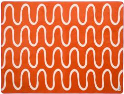 noo. ma Bézs és piros Swirl kockás 200 x 150 cm (NOO-ACC2913)