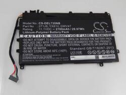 VHBW Akkumulátor Dell Latitude 7350, 2700 mAh (800114607)