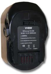 VHBW Akkumulátor AEG B1414G / B1415R / B1420 / B1420R, 14, 4 V, 2, 0 Ah (800106043)