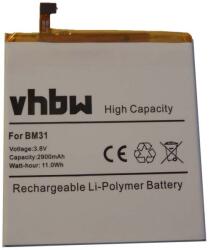 VHBW Akkumulátor Xiaomi 3 / Mi3, 2900 mAh (800109921)