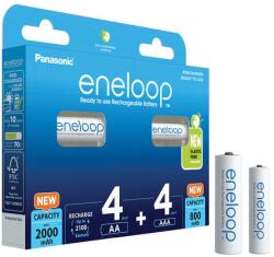 Panasonic Panasonic Eneloop akkumulátor AA / AAA, 8 db (8014665)