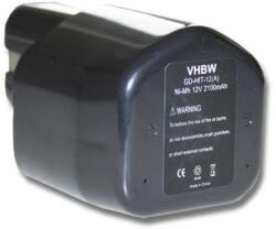 VHBW Akkumulátor Hitachi EB1224 / EB12B / EB12G, 12 V, 2, 1 Ah (800104548)