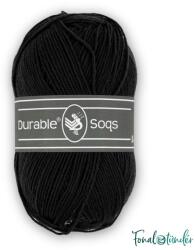 DURABLE Soqs 325 Black - fekete gyapjú zoknifonal