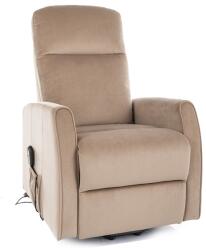 SIGNAL MEBLE Leto Velvet relaxfotel bézs Bluvel 28