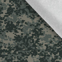 Takoy French terry Takoy 150cm camuflaj pixel verde