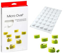 Micro oval ovális szilikonforma 35 db-os