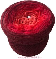  3 szálú Álomfonal Red Ombre 500 m (színek 205, 195, 325, 430) (red4)