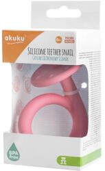 Akuku rágóka szilikon Csiga pink (A0115-62830950)