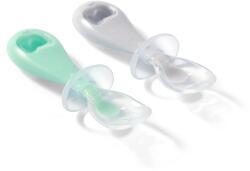 BabyOno etetőkanál szilikon 2db zöld-szürke 784/02 (784/02-69435899)