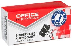 Office Products Clip hartie 32mm, 12buc/cutie, Office Products - negru (OF-18093219-05)