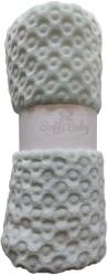  Soffi Baby takaró plüss dupla zöld 75x100cm (PATURA SOFFI VERDE 75x100cm-27010144)