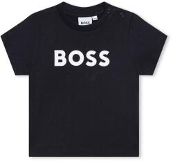 HUGO BOSS újszülött póló sötétkék, nyomott mintás - sötétkék 71
