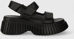 Camper bőr szandál BCN fekete, női, platformos, K201511.005 - fekete Női 40