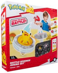 Pokémon Set de joaca Battle Spinner Pokemon cu doua figurine (Pikachu #1, Mew, Poké Ball, & Poké Ball) (BK6490) Figurina