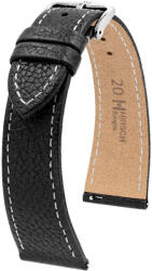 Hirsch Curea din piele neagră Hirsch Bologna M 01802150-2 (piele de vițel) 18 mm