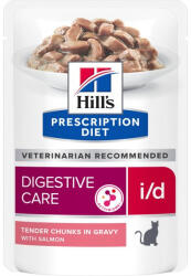 Hill's HILLS Prescription Diet macska tasak emésztőrendszeri problémákra i/d lazac 12x85g
