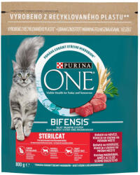 ONE Bifensis Sterilcat Marhában gazdag száraz macskaeledel 800g