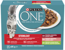 ONE macska tasak MP steril marha&lazac&pulyka 12x85g
