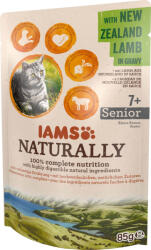 Iams Naturally macska tasak senior bárány 24x85g