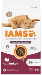 Iams Vitality száraz macskaeledel adult sensitive pulyka 2kg
