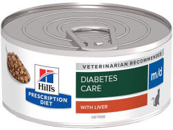 Hill's HILLS Prescription Diet macska konzerv diabétesz m/d sertés 24x156g