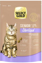 SELECT GOLD Sterilised senior száraz macskaeledel 300g