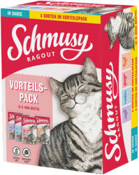 Schmusy Ragout macska tasak MP adult szósz 12x100g