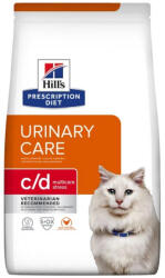 Hill's HILLS Prescription Diet Multicare&Stress száraz macskaeledel húgykő ellen c/d csirke 3kg