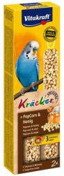 Vitakraft Kräcker hullámos papagájnak popcorn&méz 45g 2db
