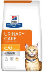Hill's Hill's Prescription Diet Multicare Stress húgykő elleni száraz macskaeledel c/d csirke 8kg