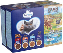 PreVital Farm Selection alutasakos MP adult nedves macskaeledel marha&pulyka 12x85g