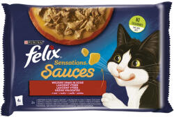 FELIX Sensations Sauces macska tasak MP házias szószos 4x85g