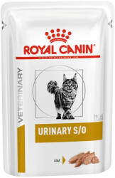 Royal Canin Veterinary Urinary s/o loaf pépes alutasak macskaeledel húgykő ellen 12x85g